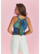 Gipeli Yazlık Batik Desenli Bluz 5059